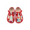 BABY BARE SHOES SLIPPERS - WHITE FOLKLORE