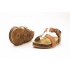 FRODDO SANDÁLKY NATURA T-BAR COGNAC (Veľkosť 40)