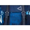 12303 11 frii of norway ergonomicky skolsky batoh retro blue graffiti 30l