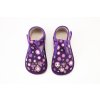 BEDA BAREFOOT PAPUČKY VIOLET FLOWER ŠIRŠIE (W) PERFOROVANÉ (Veľkosť 35)
