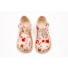 BEDA BAREFOOT PAPUČKY ŠIRŠIE (W) - BEIGE FISH