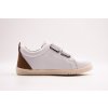 BOBUX GRASS COURT KOŽENÉ TENISKY - WHITE+CARAMEL