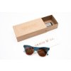GRECH & CO. POLARIZOVANÉ SLNEČNÉ OKULIARE ICONIC WAYFARER TEEN+ - DESERT TEAL OMBRE