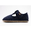 DETSKÉ BAREFOOT PAPUČE FRODDO FLEXY WOOLY VIBRAM - DARK BLUE