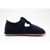 DETSKÉ BAREFOOT PAPUČE FRODDO FLEXY WOOLY VIBRAM - DARK BLUE