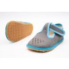 BEDA BAREFOOT PAPUČKY ŠIRŠIE (W) PERFOROVANÉ - TURQUOISE