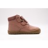DETSKÉ BAREFOOT ČLENKOVÉ TOPÁNKY LURCHI NINO FLEECE - AMBRA ROSE