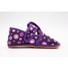 BEDA BAREFOOT PAPUČKY UŽŠIE (SLIM) - VIOLET FLOWER