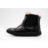 OLD SOLES RIDER BOOT ZATEPLENÉ - BLACK PATENT