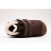 DETSKÉ BAREFOOT ZIMNÉ TOPÁNKY BUNDGAARD PETIT MID WINTER STRAP - BROWN