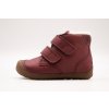 DETSKÉ BAREFOOT ZIMNÉ TOPÁNKY BUNDGAARD PETIT MID WINTER STRAP - DARK ROSE
