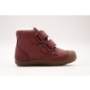 DETSKÉ BAREFOOT ZIMNÉ TOPÁNKY BUNDGAARD PETIT MID WINTER STRAP - DARK ROSE