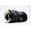 BEDA BAREFOOT ZIMNÉ TOPÁNKY S MEMBRÁNOU - JUST BLACK