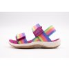 KEEN ŠPORTOVÉ SANDÁLKY ELLE BACKSTRAP - RAINBOW/FESTIVAL FUCHSIA