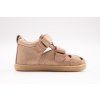 DETSKÉ BAREFOOT SANDÁLKY MIDO SHOES - PUDER SATIN