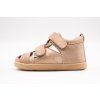 DETSKÉ BAREFOOT SANDÁLKY MIDO SHOES - PUDER SATIN