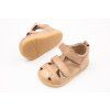 DETSKÉ BAREFOOT SANDÁLKY MIDO SHOES - PUDER SATIN