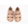 DETSKÉ BAREFOOT SANDÁLKY MIDO SHOES - PUDER SATIN