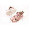 DETSKÉ BAREFOOT SANDÁLKY MIDO SHOES - OLD ROSE