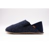 VLNENÉ BAREFOOT PAPUČE FRODDO SLIP-ON WOOLY VIBRAM - DARK BLUE