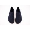 VLNENÉ BAREFOOT PAPUČE FRODDO SLIP-ON WOOLY VIBRAM - DARK BLUE