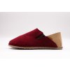 VLNENÉ BAREFOOT PAPUČE FRODDO SLIP-ON WOOLY VIBRAM - BORDEAUX