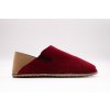 VLNENÉ BAREFOOT PAPUČE FRODDO SLIP-ON WOOLY VIBRAM - BORDEAUX