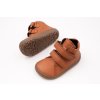 DETSKÉ BAREFOOT TOPÁNKY FRODDO AUTUMN FLEECE - COGNAC
