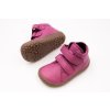 DETSKÉ BAREFOOT TOPÁNKY FRODDO AUTUMN FLEECE - FUXIA