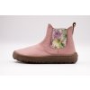 BAREFOOT ČLENKOVÉ TOPÁNKY FRODDO  CHELYS - PINK FLOWERS