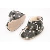 DETSKÉ BAREFOOT VLNENÉ PAPUČE OMA KING KAKU - GREY DOTS
