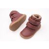 DETSKÉ BAREFOOT ZIMNÉ TOPÁNKY PROTETIKA - BEKA OLD PINK TEX