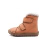DETSKÉ BAREFOOT ZIMNÉ TOPÁNKY FRODDO BAREFOOT FURRY BOOT - COGNAC