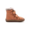 DETSKÉ BAREFOOT ZIMNÉ TOPÁNKY FRODDO BAREFOOT FURRY BOOT - COGNAC