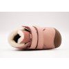 DETSKÉ BAREFOOT ZIMNÉ TOPÁNKY BUNDGAARD PETIT MID WINTER STRAP - ROSE