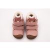 DETSKÉ BAREFOOT ZIMNÉ TOPÁNKY BUNDGAARD PETIT MID WINTER STRAP - ROSE