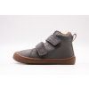 DETSKÉ BAREFOOT ZATEPLENÉ TOPÁNKY FLEXI NENS KOBE - GREY/STONE