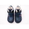 DETSKÉ BAREFOOT ZIMNÉ TOPÁNKY D.D.STEP 073 - ROYAL BLUE PINK