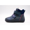 DETSKÉ BAREFOOT ZIMNÉ TOPÁNKY D.D.STEP 073 - ROYAL BLUE PINK