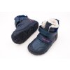 DETSKÉ BAREFOOT ZIMNÉ TOPÁNKY D.D.STEP 073 - ROYAL BLUE PINK