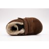 DETSKÉ BAREFOOT ZIMNÉ TOPÁNKY MIDO SHOES MODEL 62 - BROWN