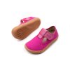 DETSKÉ BAREFOOT PLÁTENKY FRODDO CANVAS T-BAR - FUXIA