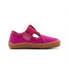 DETSKÉ BAREFOOT PLÁTENKY FRODDO CANVAS T-BAR - FUXIA