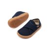 DETSKÉ BAREFOOT PLÁTENKY FRODDO CANVAS SLIPPERS - DARK BLUE