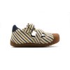 DETSKÉ BAREFOOT SANDÁLKY BUNDGAARD PETIT SUMMER - OCEANIC STRIPE