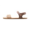 DÁMSKE BAREFOOT SANDÁLE FLEXI NENS - CAMEL TAUPE