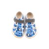 DETSKÉ BAREFOOT PAPUČE JONAP HOME NEW -  MODRÝ FUTBAL