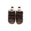 DETSKÉ BAREFOOT ZIMNÉ TOPÁNKY BUNDGAARD BLOOM TEX - DARK BROWN