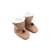DETSKÉ ZATEPLENÉ BAREFOOT CAPAČKY STAY-PUT JAN&JUL - SOFT BROWN