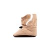 DETSKÉ ZATEPLENÉ BAREFOOT CAPAČKY STAY-PUT JAN&JUL - SOFT BROWN